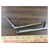 2 Craftsman 1/4 in drive breaker bar & 2 1/4 in