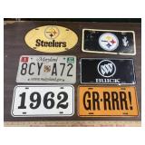 1 Maryland, 2 steelers, 1 buick, 1-1962 & 1 Grrr