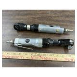 2 air ratchets - 3/8 in drive & 1/2 in drive,