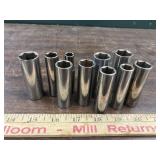 Craftsman 3/8 in drive deep socket set, 10 pieces