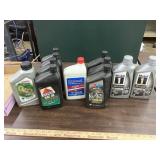 Motor Oil - (4) SAE 30, (2) 10W-40, (3) 20W-50,