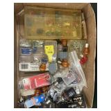 Lot of Automotive fuses, light bulbs & connectors