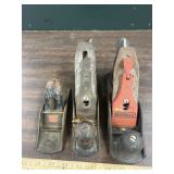3 wood planes, heavy