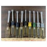 9 Craftsman nutdrivers