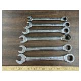 6 Gearwrench wrenches
