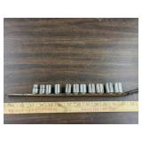 Craftsman 11 pc 3/8 drive metric set 9mm to 19mm