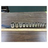 Craftsman 12 pc 1/2 drive SAE set, 7/16 to 1 1/4
