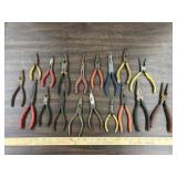 Lot of needle nose pliers