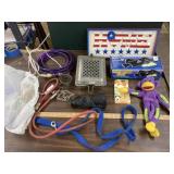 Misc lot includes  Oster slicer, Home sign, purple