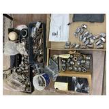 Lot of lug nuts, drill bits & hardware