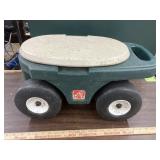 mobile garden seat