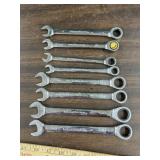 8 Gearwrench ratchet wrenches
