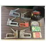 6 staple guns and staples
