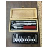 Precision knife set