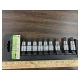 Pittsburgh 9 pc, 1/2" drive Starpoint socket set
