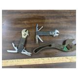 Vintage S shape Bemis & Call 10" adjustable wrench