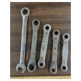 5 ratchet wrenches