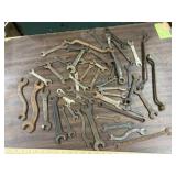 Vintage wrenches, all types, some USA made