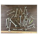Lot of Open end wrenches, some USA made
