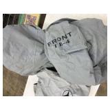 1 car covers, 1 marked TB-4 on it, mercedes benz