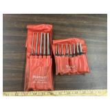 2 sets of Starrett Drive Pin Punches, 1/16 to 5/16