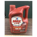 NEW 5 qt Valvoline Max Life 10W-30 motor oil,
