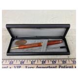 Dale Earnhardt engraved wooden ballpoint pen w/