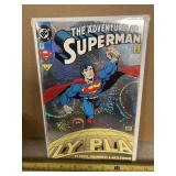 DC, The Adventures of SUperman #505 metalic cover