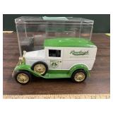 Ford Model "A" Rawleigh delivery truck bank w/key
