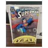 DC Adventures of Superman #505 silver foil cover