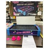 Retro Arcade Desktop Air Hockey, untested,battery