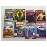 8 Goosebumps books