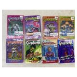 8 Goosebumps books