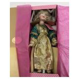 Paradise Galleries "Celeste" porcelain doll, NIB