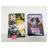 Signed poster of Iuchador Atlantis w/champion belt