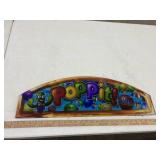Plexi glass for Slot Machine, Poppit, 8 3/4 x 27