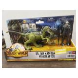 Jurassic World, Dr.Ian Malcolm & Velociraptor