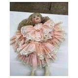 23" Porcelain doll, signed by Teena Halbig w/SFBJ