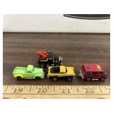 4 Vintage Micro Machines, trucks & van