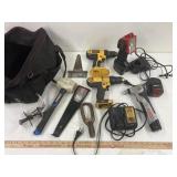 HyperTough bag of 20v Dewal drill, charger withl