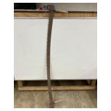 Vintage 2 man 72' Crosscut saw, wood handles
