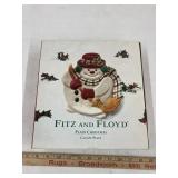 Fitz & Floyd Christmas Canape Plate