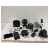 Lot electronic items,includes Wii, CB, untested