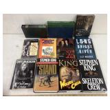 Lot of Books, half are Stephen King