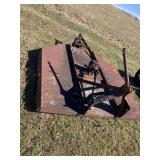 Hi-co 6 ft Brushog 3pt hitch, missing half of pto