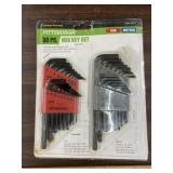 36 pc Pittsburgh Hex Key Set, new, package stapled