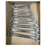 11 Craftmans metric wrenches, 1 is ratchet wrench
