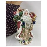 Fitz & Floyd Christmas Santa Teapot