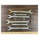 6 Snap on Wrenches, 1 is metric & 1 Blue Point