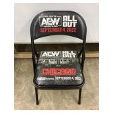 AEW Ringside All Out 2022 Event Folding Chair